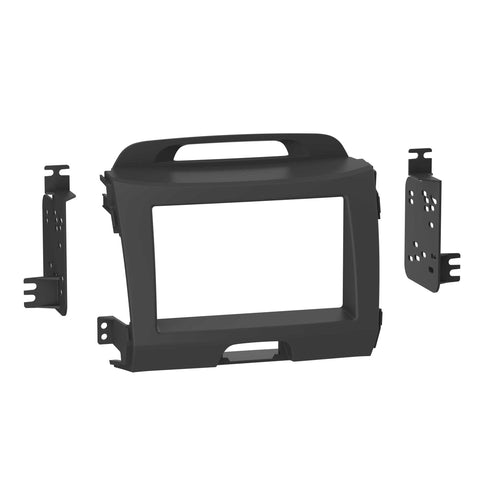Metra Kia Sportage DDin Dash Kit (Charcoal) ('11 - up)   95-7344CH by Audiomotivez