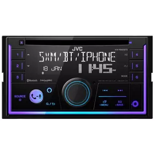 JVC DDin Receiver (CD / USB / AUX / Bluetooth / Alexa / SiriusXM Ready by AMZ Distribution Ltd.