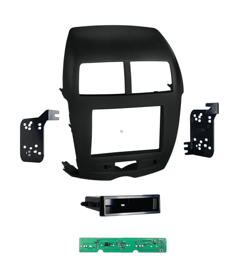 Metra Premium Mitsubishi Outlander Sport S/DDin Dash Kit (Matte) ('11 - 13)   99-7014B by Audiomotivez