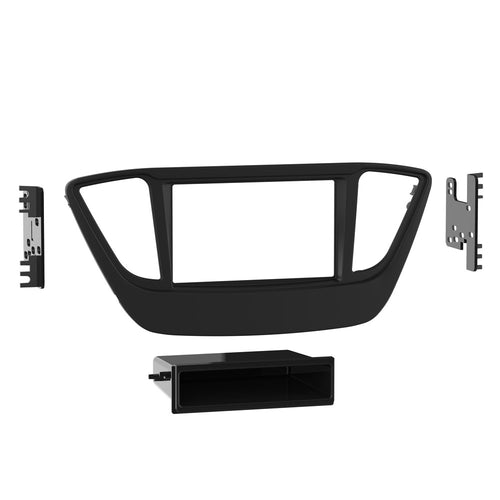 Metra Hyundai Accent SDin Dash Kit ('18 - up)   99-7393B by Audiomotivez