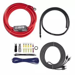 V8-AK8 T-Spec v8 Series Amplifier Installation Kit 8Ga. - ANL - 100% OFC) by AMZ Distribution Ltd.