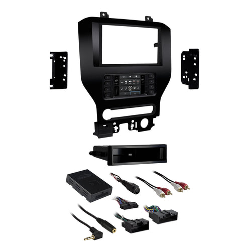 Metra Premium Ford Mustang w/ 8" Screen S/DDin Dash Kit ('15 - up)   99-5840CH by Audiomotivez