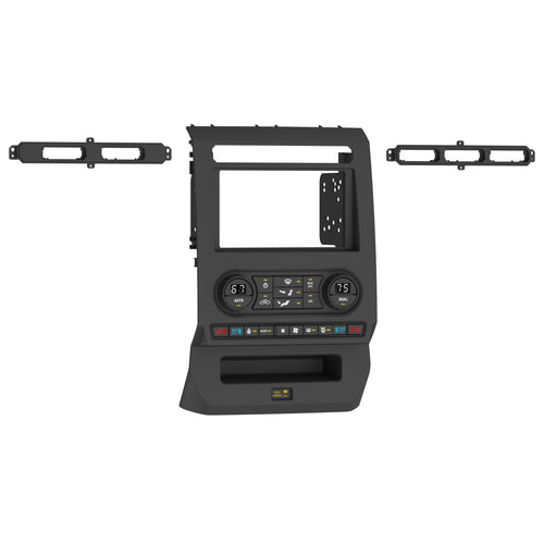 Metra Premium Ford F-Series w/ Dual Zone Climate S/DDin Dash Kit ('15 - '22)   99-5864CH by Audiomotivez