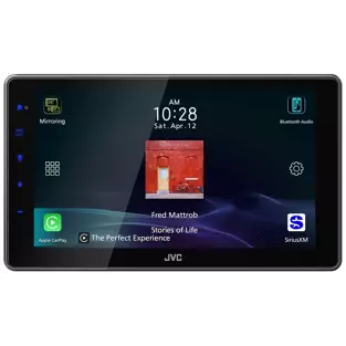 JVC Floating Mount Receiver (9" - BT / Wireless CarPlay & AA / SXM Ready) by AMZ Distribution Ltd.