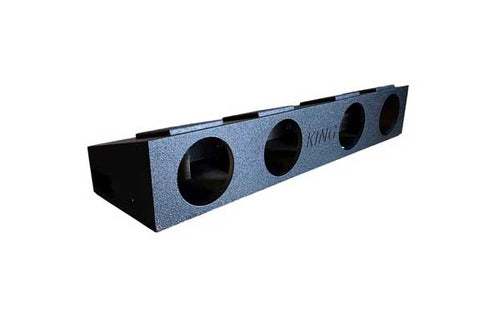 AK-FORD09-48 Quad 8" Front Ported Ford F150/F250/F350 Underseat Subwoofer Enclosure by King