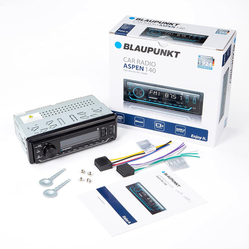 Blaupunkt ASPEN 140 Single DIN Bluetooth Car Stereo by Blaupunkt