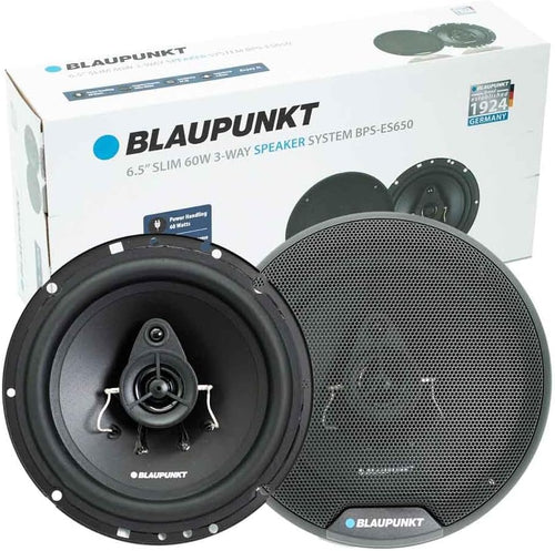 Blaupunkt BPS-ES650 6.5" 3-Way Car Speakers 120W per Pair by Blaupunkt