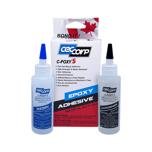 C-POXY 5 | 5 min Epoxy Glue Kit by CECCORP by Audiomotivez