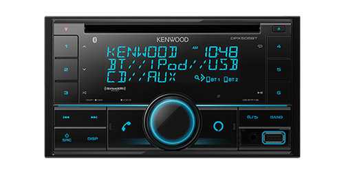 Kenwood DPX505BT Double DIN CD Receiver with Bluetooth by JVCKenwood