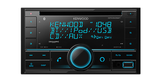 Kenwood DPX505BT Double DIN CD Receiver with Bluetooth