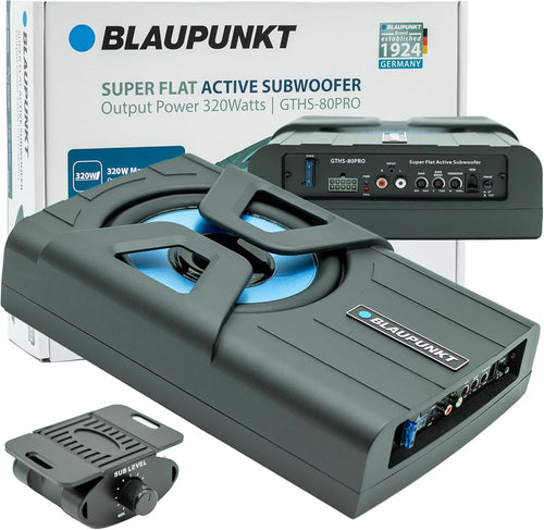 Blaupunkt GTHS-80PRO 8 inch Powered Subwoofer Enclosure by Blaupunkt
