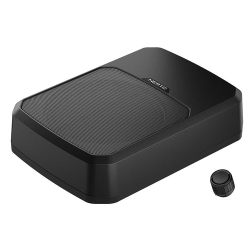 Hertz DBA201F 8" Underseat Loaded Shallow Active Subwoofer Box by Hertz