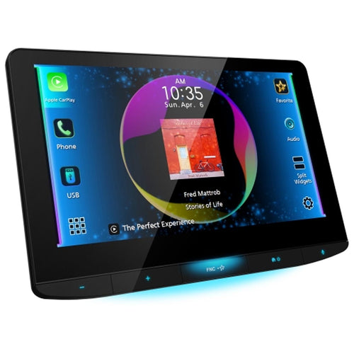 JVC KW-Z1001W 10.1 inch HD Floating Digital Media Receiver by JVC