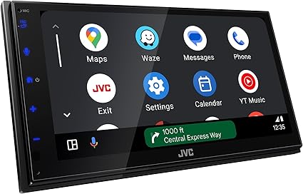 JVC Digital Media Receiver with 6.8" Capacitive Touch Monitor (KW-M695BW)