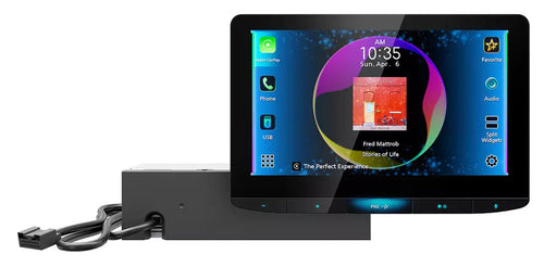 JVC Modular Receiver 10.1" Floating Mount - BT / WL CarPlay & AA / SXM Ready KW-Z1000AW by JVCKenwood
