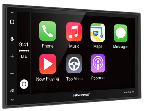 Blaupunkt Monte Carlo 750 Double DIN Car Stereo with Wireless Apple CarPlay & Android Auto by Blaupunkt