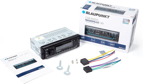 Blaupunkt NASHVILLE 140 Single DIN Bluetooth Car Stereo by Blaupunkt