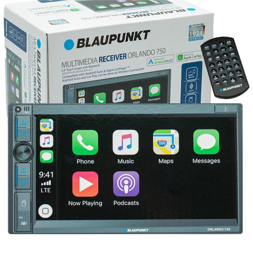 Blaupunkt Orlando 750 6 Car Stereo with Wireless Android Auto & Apple CarPlay by Blaupunkt