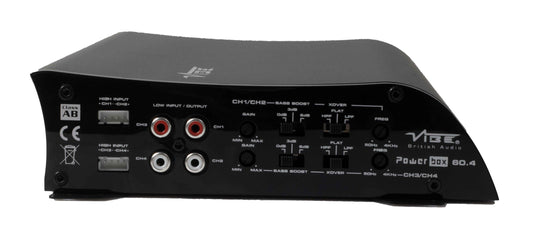 Vibe POWERBOX60.4-V9: 640 Watt 4 Channel Amplifier