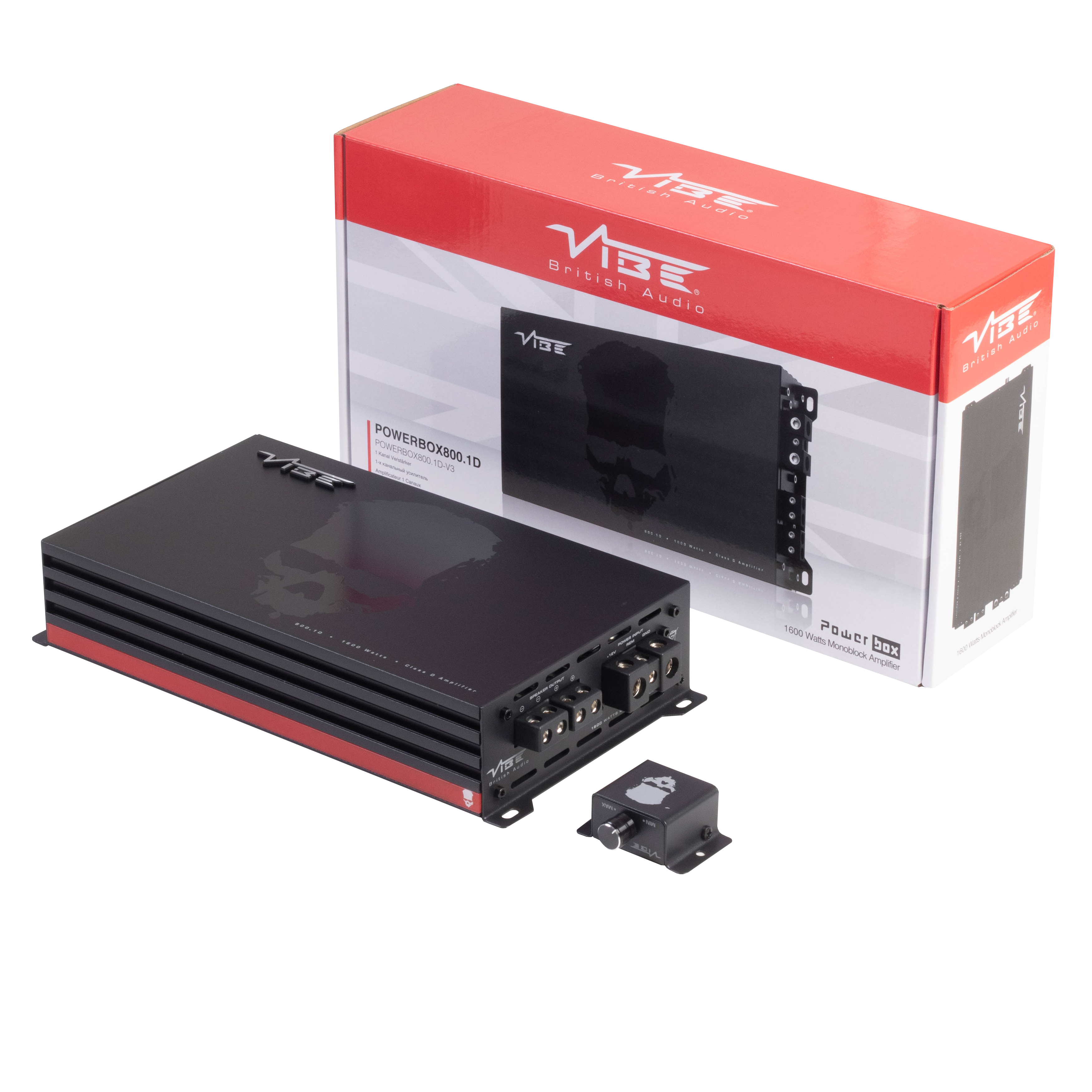 Vibe POWERBOX800.1D-V3: 800 watts Monoblock Car Amplifier