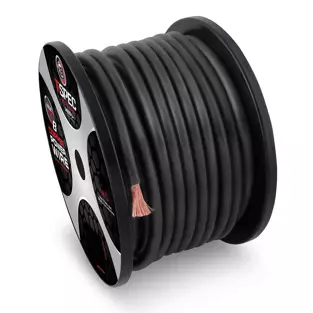 V8GT4BK-100 T-Spec v8GT Series Ground Cable (4 Ga. - Black - OFC) - PER FT by T-Spec