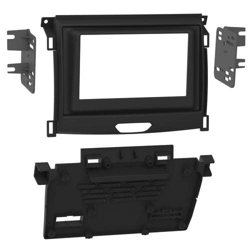 Metra Ford Ranger w/ 4.2" Screen S/DDin Dash Kit ('19 - up)   99-5857B by Audiomotivez