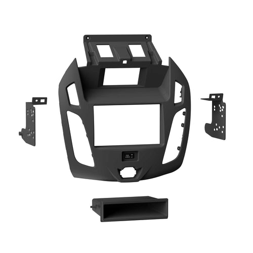 Metra Ford Transit Connect w/ 4.2" Screen S/DDin Dash Kit (Black) ('14 - '18)   99-5831B by Audiomotivez