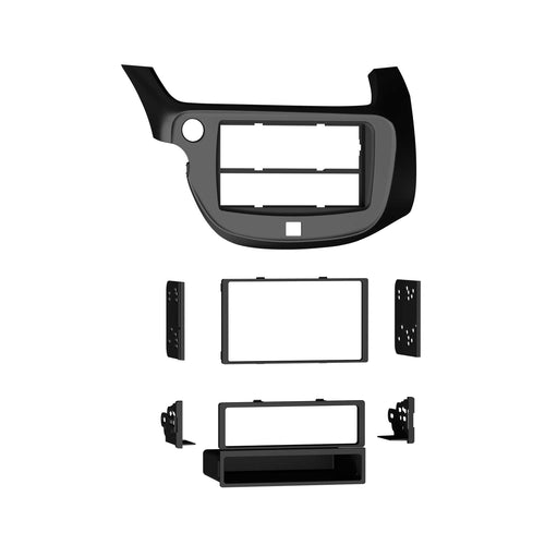 Metra Honda Fit S/DDin Dash Kit (Black) ('09 - up)   99-7877B by Audiomotivez