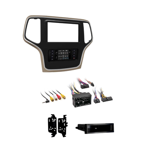 Metra Premium Jeep Grand Cherokee S/DDin Dash Kit (Bronze Trim) ('14 - up)   99-6536BZ by Audiomotivez