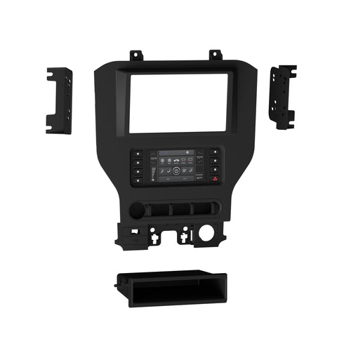 Metra Premium Ford Mustang w/ 4.2" Screen S/DDin Dash Kit ('15 - up)   99-5838CH by Audiomotivez