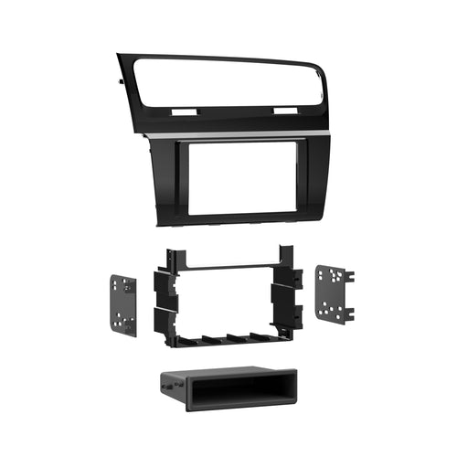 Metra Volkswagen Golf DDin Dash Kit ('15 - up)   99-9013HG by Audiomotivez