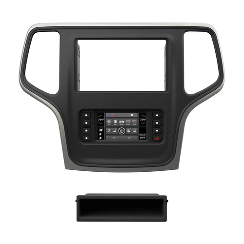 Metra Premium Jeep Grand Cherokee S/DDin Dash Kit (Silver Trim) ('14 - up)   99-6536S by Audiomotivez