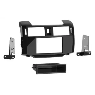 99-8271CHG Metra Toyota 4Runner S/DDin Dash Kit (High Gloss Charcoal) ('10 - up) by Metra