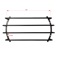 12.5" Car Subwoofer and Speaker Grille - Black Metal (Single) by Audiomotivez