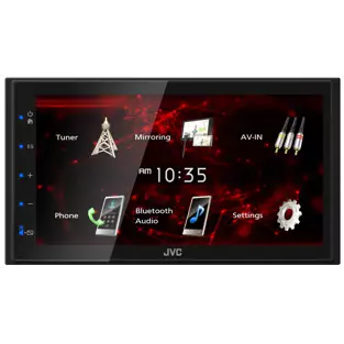JVC DDin Mechless Receiver (6.75" - Bluetooth) KW-M180BT by Audiomotivez