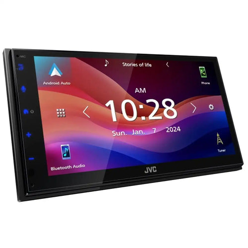 JVC Digital Media Receiver - 6.8" Capacitive Touch Monitor / Apple CarPlay / Android Auto / USB Mirroring (KW-M595BT) by JVCKenwood