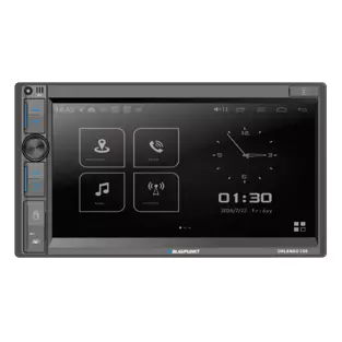Blaupunkt DDin Mechless Receiver (6.95" - USB / AUX / BT / WL CarPlay & AA)   ORLANDO750 by AMZ Distribution Ltd.